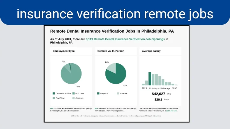 insurance verification remote jobs